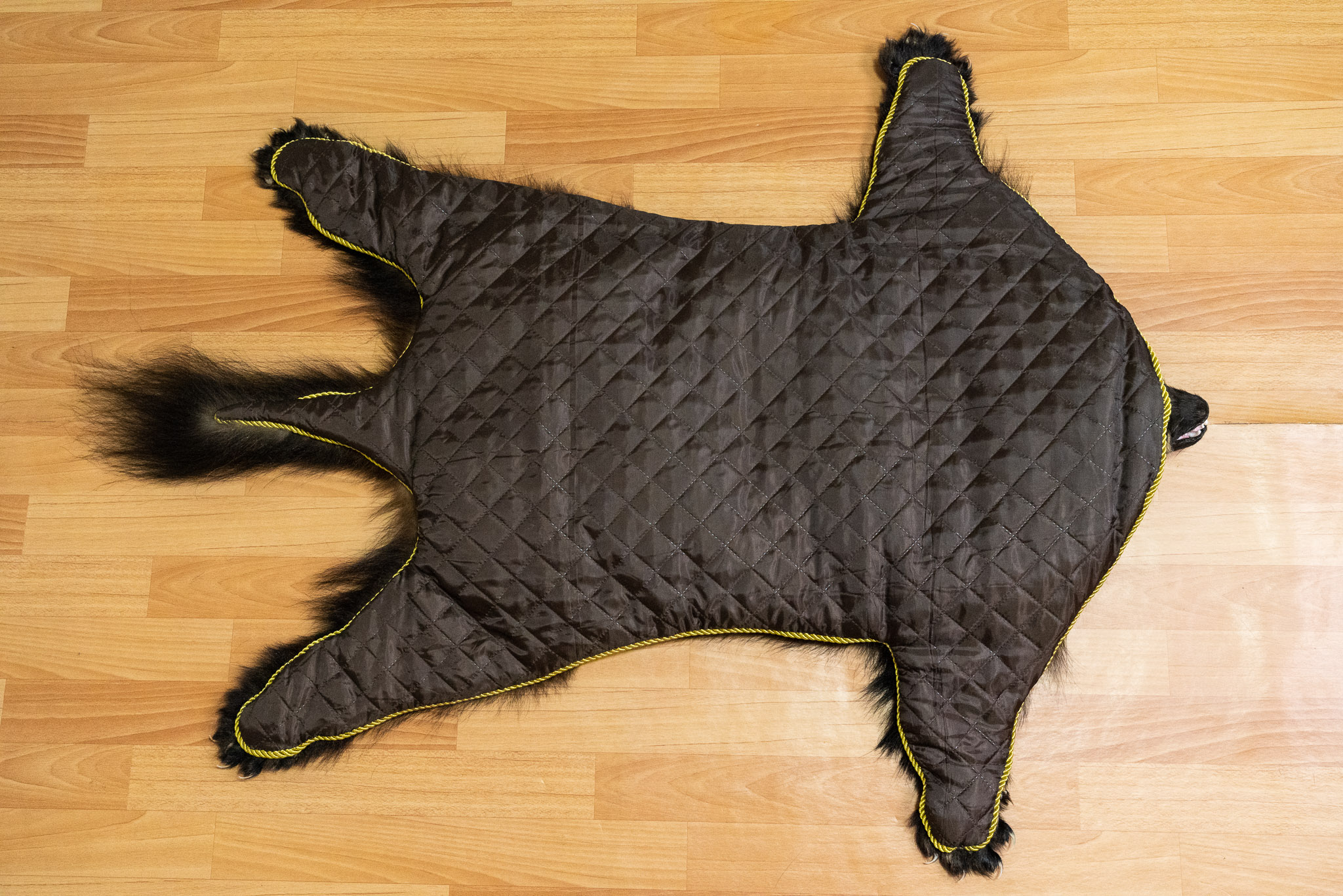 Wolverine Rug Duster WOLVERINE TAXIDERMY RUG MOUNT WITH HEAD - MOUNTED PELT, FUR, SKIN, HIDE ...