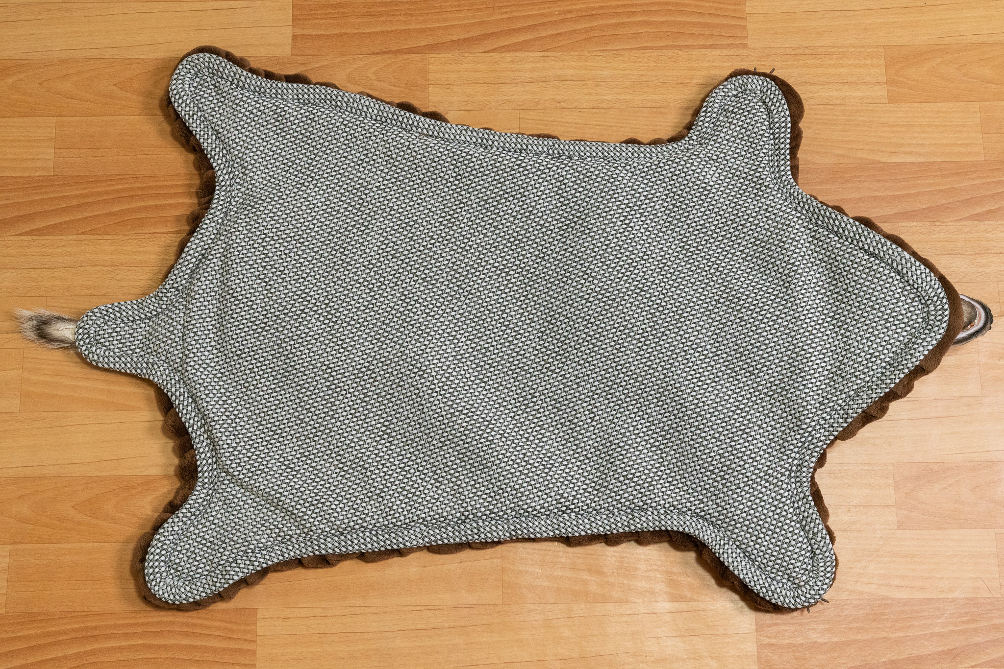 EURASIAN BADGER TAXIDERMY RUG MOUNT WITH HEAD - MOUNTED PELT, FUR, SKIN ...